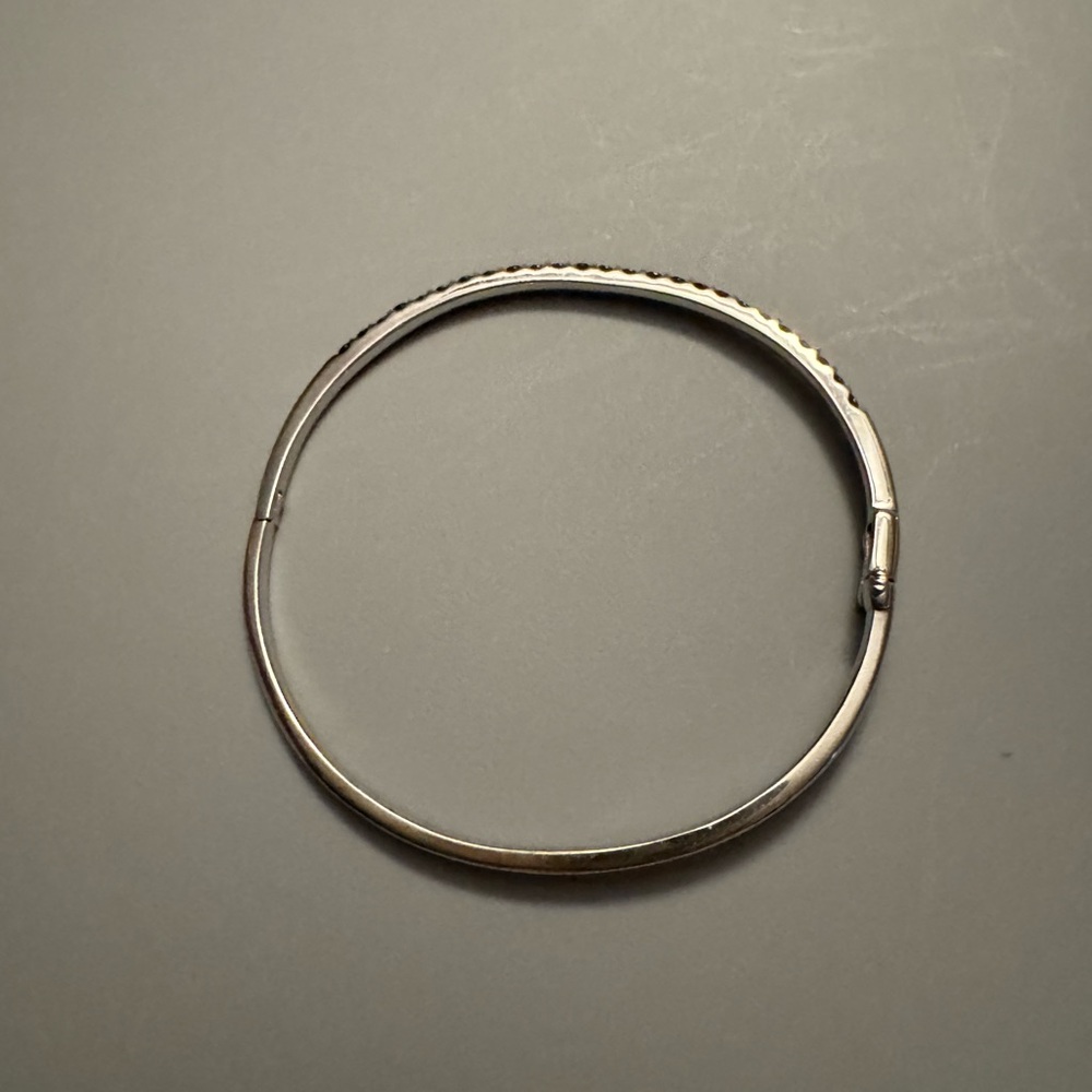 Amethyst Sterling Silver Bangle - image 2